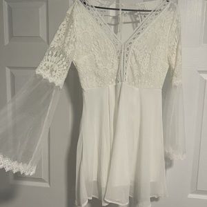 BRAND NEW NEVER WORN! White lace dress
